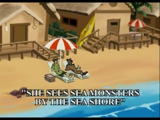 She Sees Sea Monsters by the Sea Shore