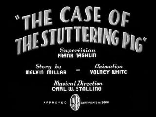 The Case of the Stuttering Pig